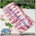 Beef Ribeye lip-on Scotch-Fillet Cube-Roll US USDA CHOICE frozen brand Swift / BlueRibbon / CreekStone ROAST CUTS thickness 4-5", 1.5-2.0 kg/pc (price/kg) PRE ORDER 3 - 7 WORK DAYS